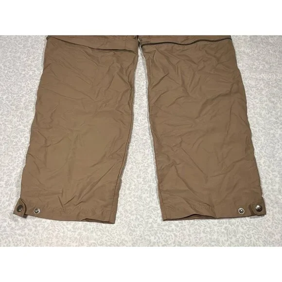 REI Co-Op Pants Sahara Convertible Hiking Pants Womens 6P Brown Upf50 Shorts - Picture 12 of 14